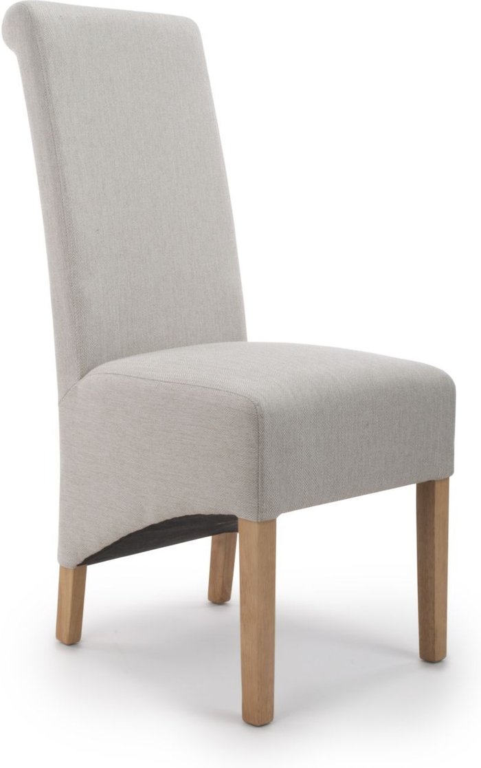 The Range | Shankar 2 x Shankar Krista Roll Back Herringbone Plain Cappuccino Dining Chairs Shankar 2 x Shankar Krista Roll Back Herringbone Plain Cappuccino Dining Chairs