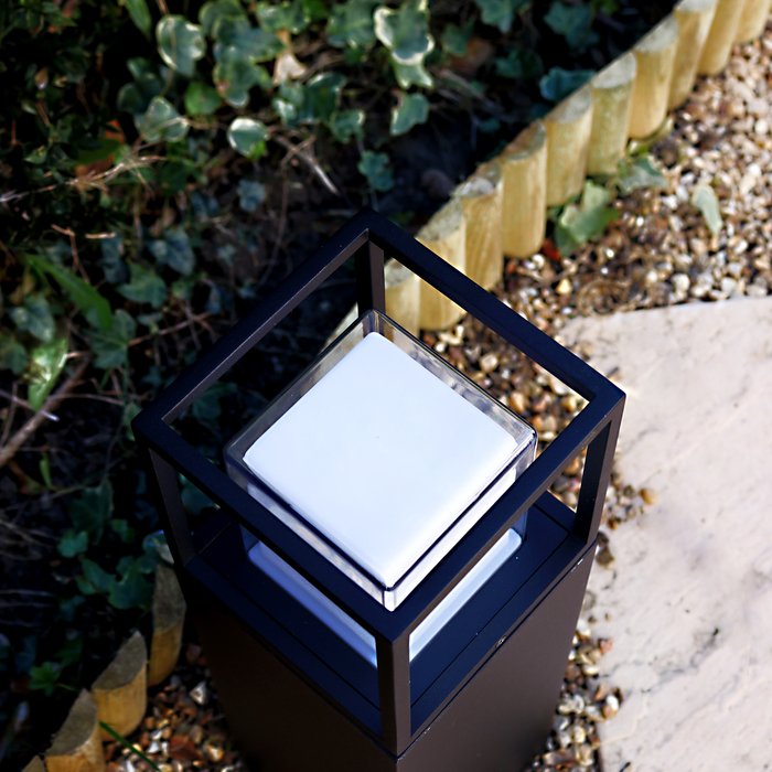 The Range | TIMELED Boxed Garden Bollard 500mm - Black / 500mm TIMELED Boxed Garden Bollard 500mm - Black / 500mm