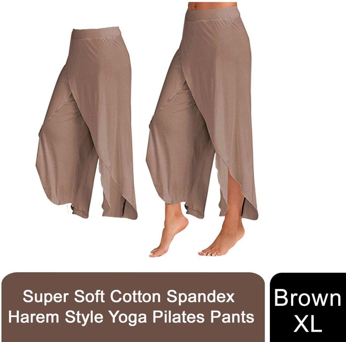 The Range | Flo Super Soft Modal Spandex Yoga Pants - Brown / 90cm Flo Super Soft Modal Spandex Yoga Pants - Brown / 90cm