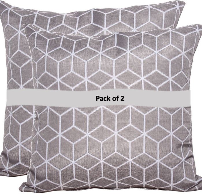 The Range | Royalcraft Royalcraft 2Pk Grey Geometric Scatter Cushion Royalcraft Royalcraft 2Pk Grey Geometric Scatter Cushion