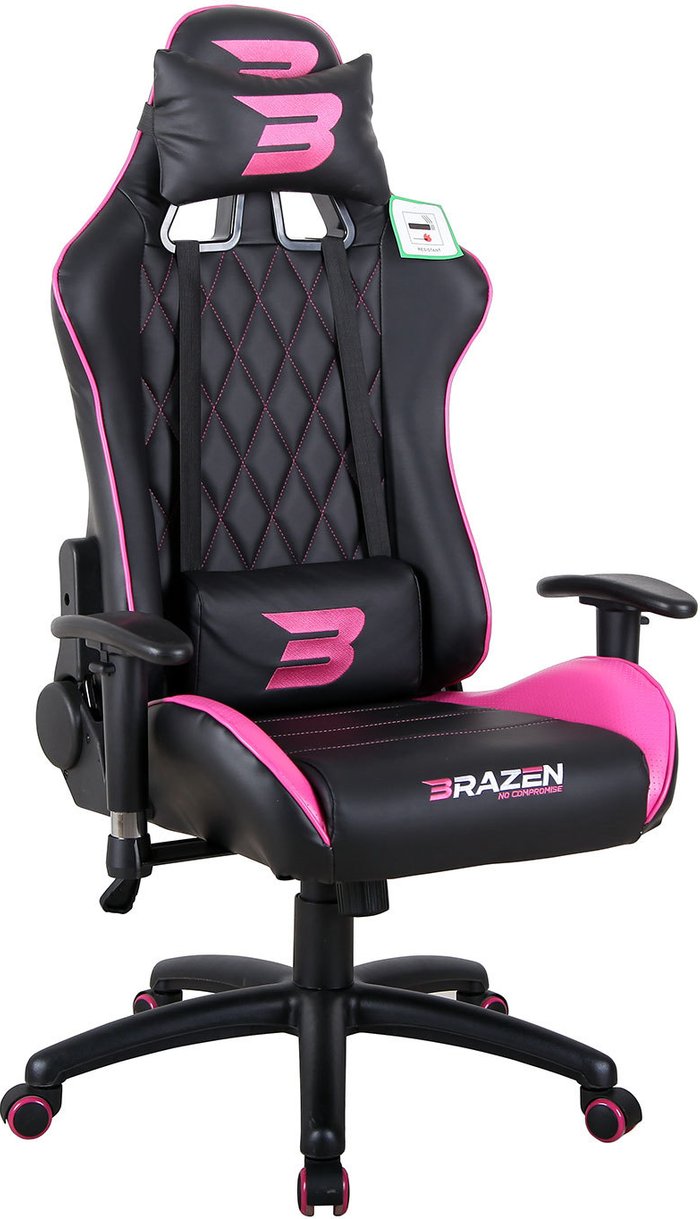 The Range | BraZen BraZen Phantom Elite PC Gaming Chair - Pink BraZen BraZen Phantom Elite PC Gaming Chair - Pink