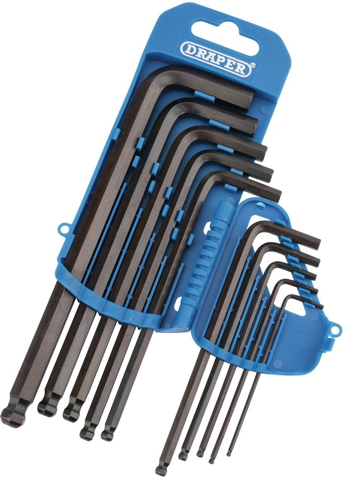 The Range | Draper Draper 10 Piece Ball End Hexagon Allen Key Set Metric Draper Draper 10 Piece Ball End Hexagon Allen Key Set Metric
