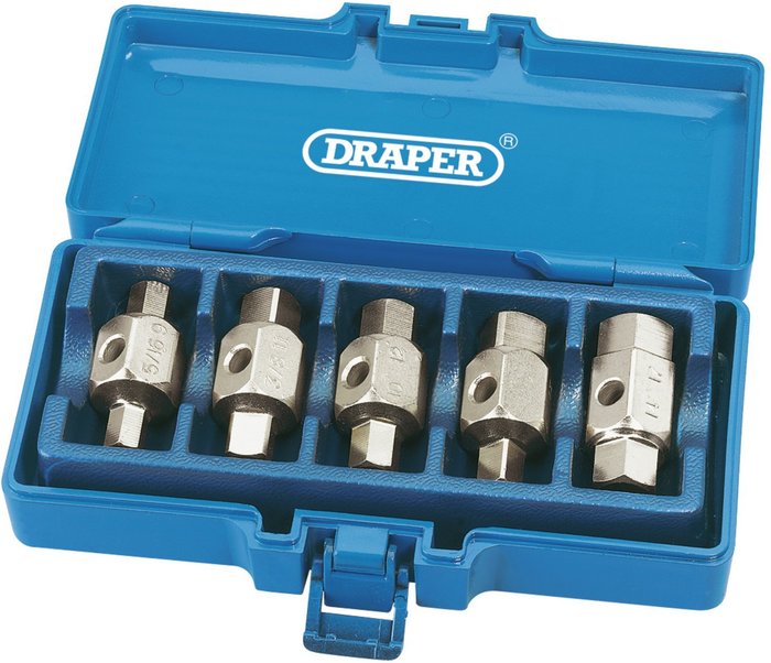 The Range | Draper Draper 5 Piece Drain Plug Key Set Draper Draper 5 Piece Drain Plug Key Set