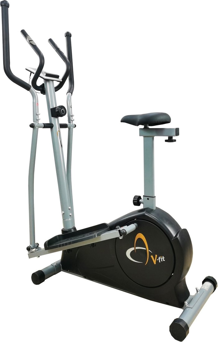 The Range | V-fit MCCT-2 Magnetic 2-in-1 Cross Trainer - Black/Silver V-fit MCCT-2 Magnetic 2-in-1 Cross Trainer - Black/Silver