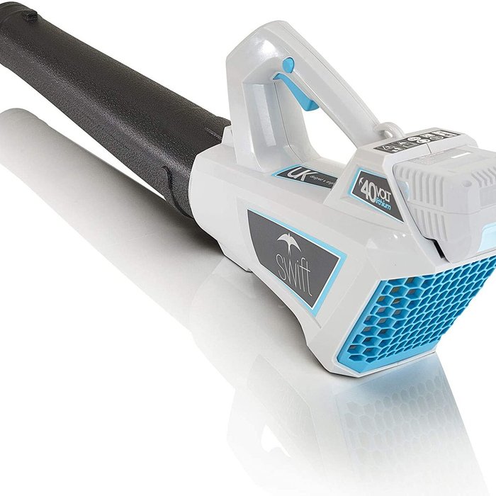 The Range | Swift Garden swift 40V EB430D Leaf Blower, without Battery and Charger - Blue Swift Garden swift 40V EB430D Leaf Blower, without Battery and Charger - Blue