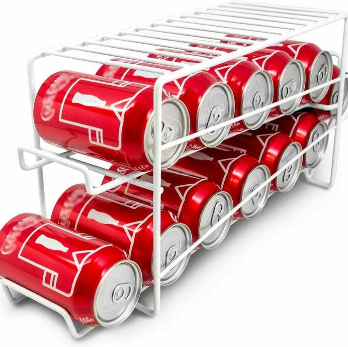 The Range | Neo Neo Food and Drinks Tin Can Dispenser Rack - White Neo Neo Food and Drinks Tin Can Dispenser Rack - White