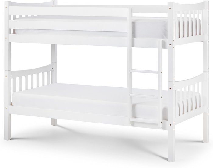 The Range | Julian Bowen Zodiac Bunk Bed - Bright White / White Julian Bowen Zodiac Bunk Bed - Bright White / White