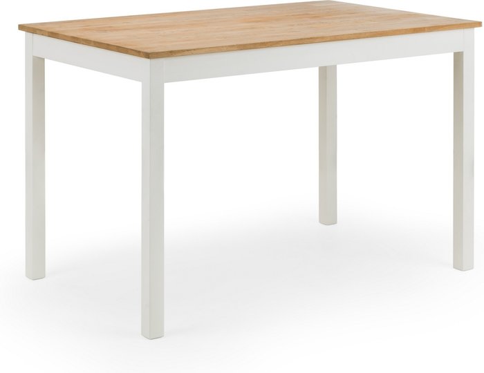 The Range | Julian Bowen Coxmoor Rectangular Dining Table - Ivory Oak - Ivory & Oak Julian Bowen Coxmoor Rectangular Dining Table - Ivory Oak - Ivory & Oak