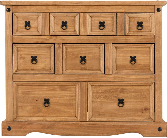 The Range | Corona Merchant Chest 9 Drawer - Pine Corona Merchant Chest 9 Drawer - Pine