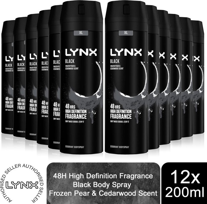 The Range | Lynx Lynx Black Body Spray Deodorant Lynx Lynx Black Body Spray Deodorant