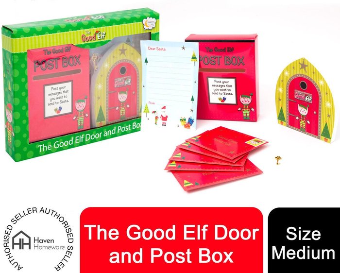 The Range | Haven Haven The Good Elf Door Magic Key & Santa's Post Box - Red Haven Haven The Good Elf Door Magic Key & Santa's Post Box - Red