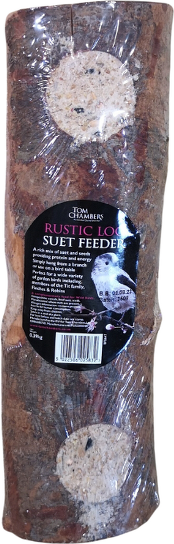 The Range | Samuel Alexander Pack of 3 Suet and Seed Filled Hanging Log Feeder - Brown Samuel Alexander Pack of 3 Suet and Seed Filled Hanging Log Feeder - Brown