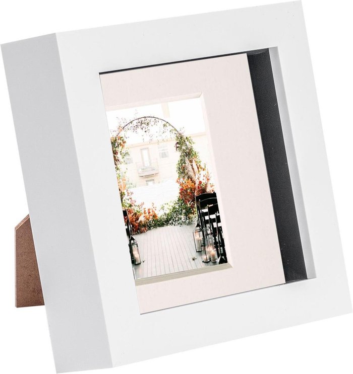 The Range | Nicola Spring 3D Box Photo Frame - 4x4 Nicola Spring 3D Box Photo Frame - 4x4