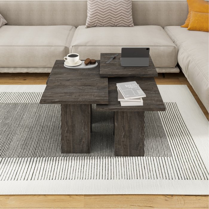 The Range | Decortie Grade Modern Coffee Table Multipurpose - Dark Coffee Decortie Grade Modern Coffee Table Multipurpose - Dark Coffee