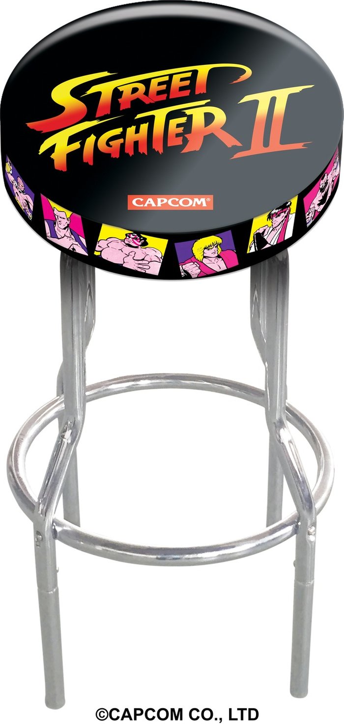 The Range | Arcade 1Up Arcade 1Up Capcom Stool - Black Arcade 1Up Arcade 1Up Capcom Stool - Black