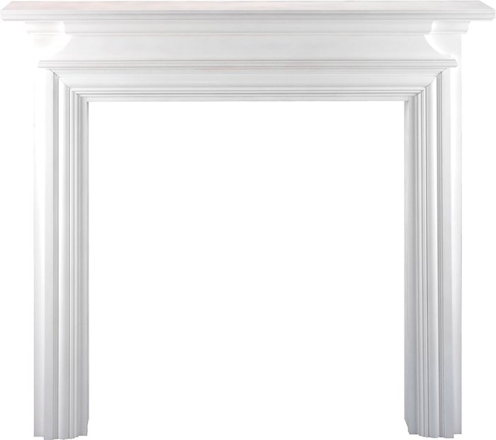 The Range | Focal Point Fires Charlottesville White Fire Surround - White Focal Point Fires Charlottesville White Fire Surround - White