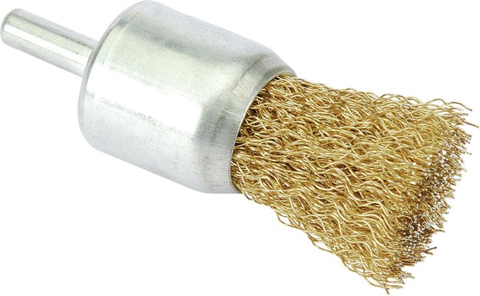 The Range | Draper Draper Flat Top Decarbonising Wire Brush 26mm 6mm Shank Draper Draper Flat Top Decarbonising Wire Brush 26mm 6mm Shank