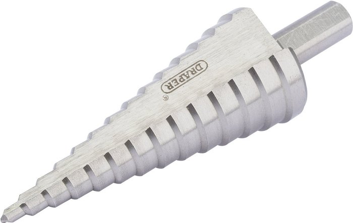 The Range | Draper Draper HSS Step Drill Bit 4mm - 30mm Draper Draper HSS Step Drill Bit 4mm - 30mm