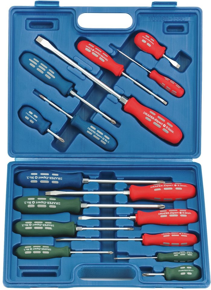 The Range | Draper Draper Expert 16 Piece Screwdriver Set Draper Draper Expert 16 Piece Screwdriver Set