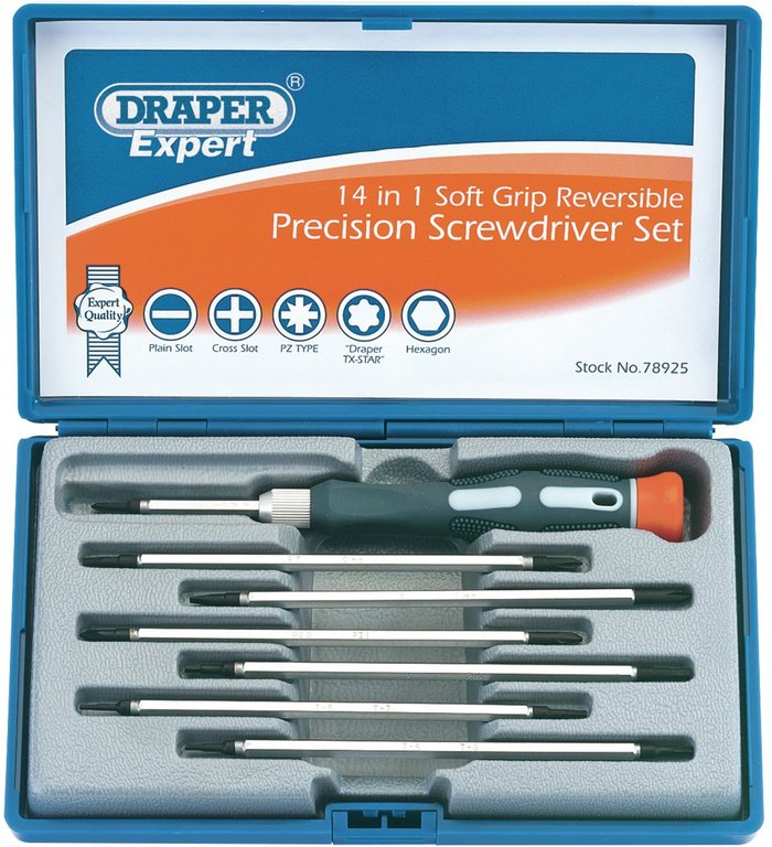The Range | Draper Reversible Precision Screwdriver Set Draper Reversible Precision Screwdriver Set