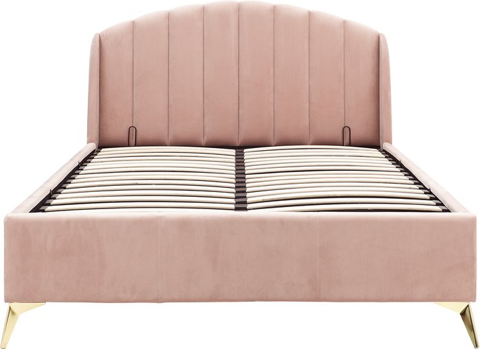 The Range | Pettine End Lift Ottoman Bed - Blush Pink / Double Pettine End Lift Ottoman Bed - Blush Pink / Double