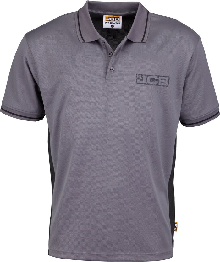 The Range | JCB JCB Trade Polo Grey Black - Grey / Medium JCB JCB Trade Polo Grey Black - Grey / Medium