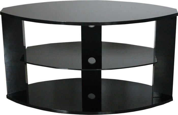 The Range | Tjs Oval TS1251A Black 3 Shelves TC stand - Black Tjs Oval TS1251A Black 3 Shelves TC stand - Black