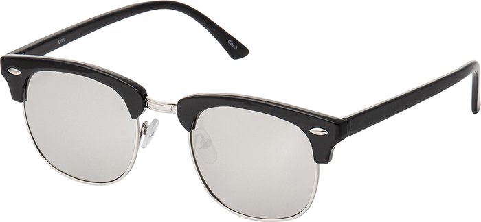 The Range | Ultra Adults Half Frame Sunglasses Men Women UV400 - Black Ultra Adults Half Frame Sunglasses Men Women UV400 - Black