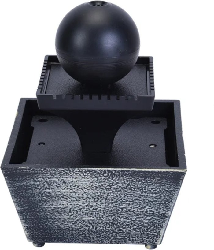 The Range | Gr8 Home Desktop Indoor Water Feature 4 LED Round Ball - Black Gr8 Home Desktop Indoor Water Feature 4 LED Round Ball - Black