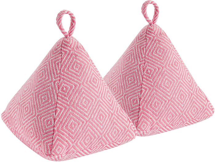The Range | Nicola Spring 20cm Chevron Door Stop Pack of 2 - Pink Nicola Spring 20cm Chevron Door Stop Pack of 2 - Pink