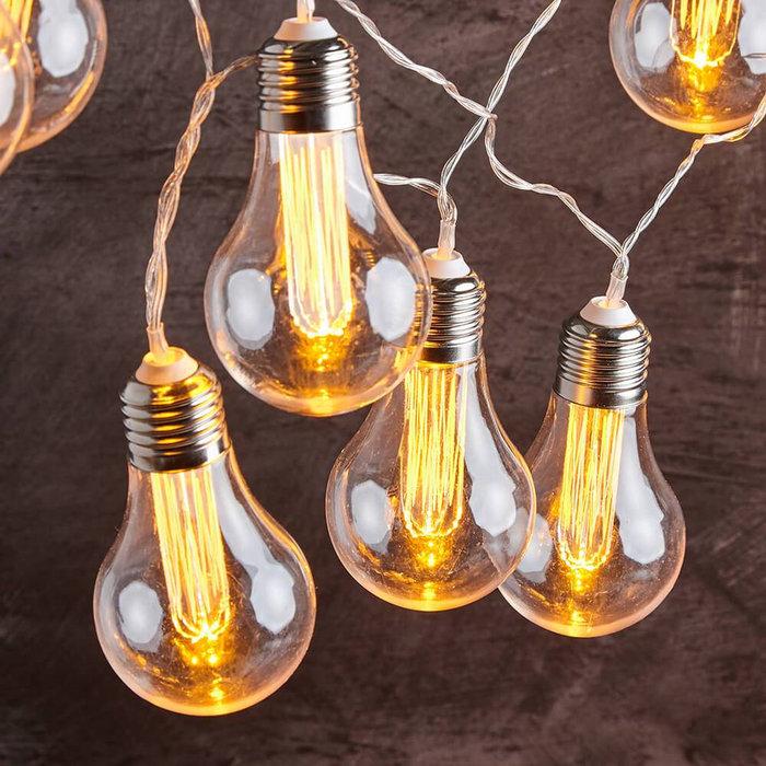 The Range | Edison Bulb Outdoor String Lights - Black Edison Bulb Outdoor String Lights - Black