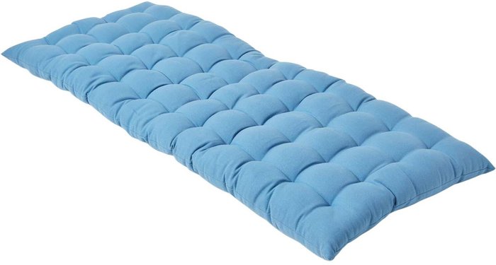 The Range | Homescapes Solid Garden Bench Pad Cushion - Airforce Blue / 108cm Homescapes Solid Garden Bench Pad Cushion - Airforce Blue / 108cm