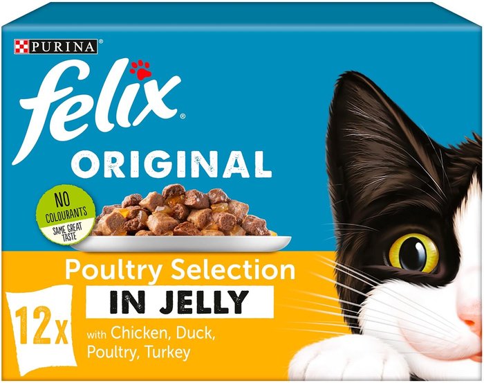 The Range | Felix Pack of 12 Felix Jelly Selection Pouches - Poultry Selection Felix Pack of 12 Felix Jelly Selection Pouches - Poultry Selection