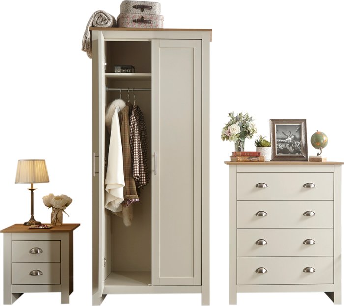 The Range | GFW Lancaster Three Piece Furnishing Set - Cream GFW Lancaster Three Piece Furnishing Set - Cream