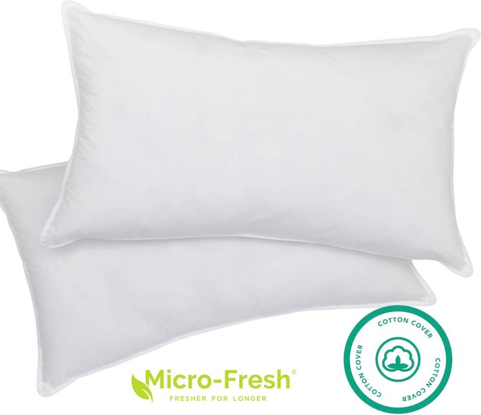 The Range | Assura Sleep Assura Sleep Pure Cotton Anti Allergy Pillow Pair With Micro-fresh Assura Sleep Assura Sleep Pure Cotton Anti Allergy Pillow Pair With Micro-fresh