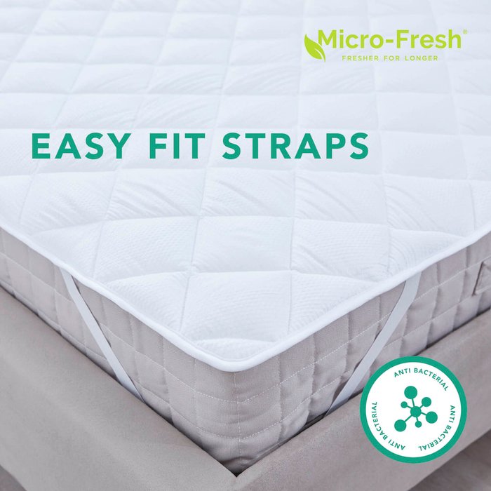 The Range | Assura Sleep Assura Sleep Seersucker Topper With Micro-fresh Single Assura Sleep Assura Sleep Seersucker Topper With Micro-fresh Single