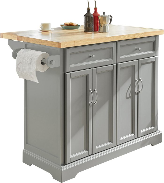 The Range | SoBuy SoBuy Kitchen Island Rolling Service - Grey SoBuy SoBuy Kitchen Island Rolling Service - Grey