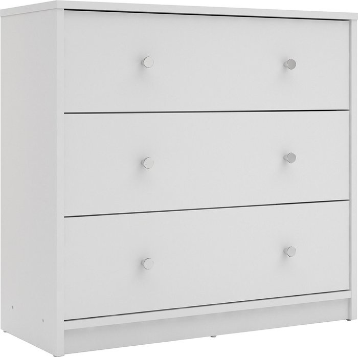 The Range | Furniture To Go May Chest of 3 Drawers - White Furniture To Go May Chest of 3 Drawers - White
