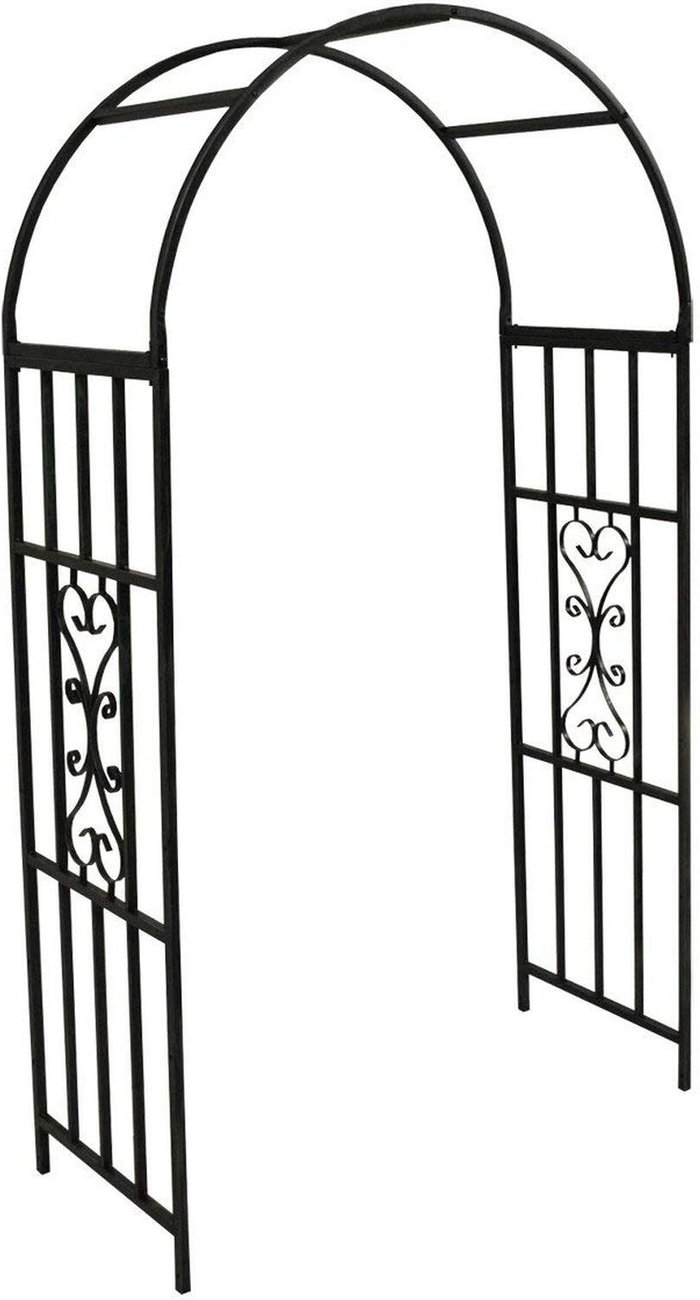 The Range | Selections Metal Amalfi Garden Arch - Black Selections Metal Amalfi Garden Arch - Black