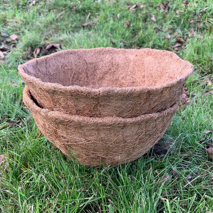 The Range | Selections Coco Hanging Basket Planter Liners (30cm) - Brown / 2 Selections Coco Hanging Basket Planter Liners (30cm) - Brown / 2
