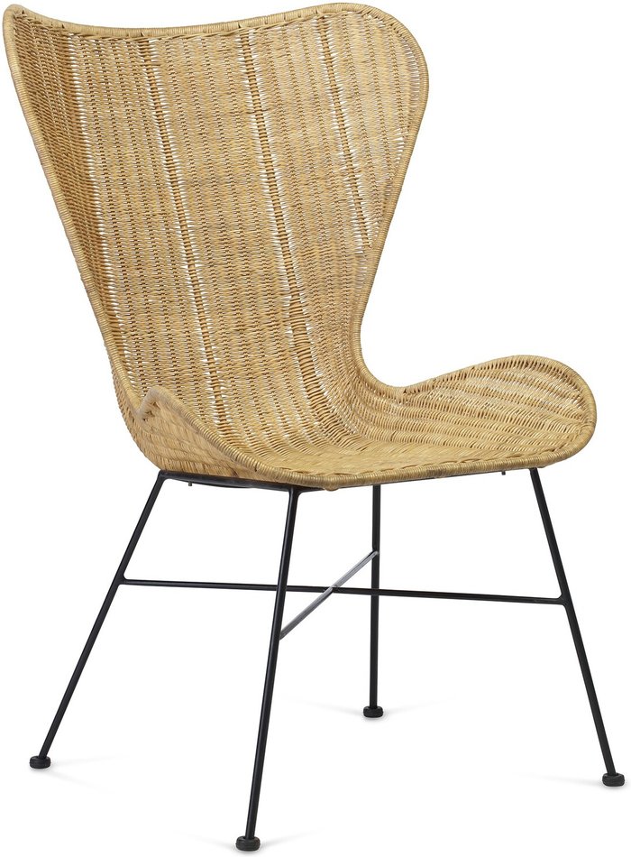 The Range | Desser Desser Porto Rattan Wing Chair In Natural Desser Desser Porto Rattan Wing Chair In Natural