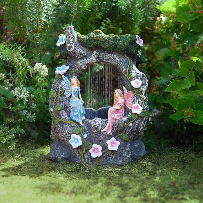The Range | Smart Garden Solar Elvedon Rainfall Water Fountain - Grey Smart Garden Solar Elvedon Rainfall Water Fountain - Grey