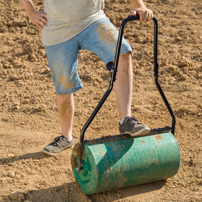 The Range | TECTAKE Tectake Garden Roller Green TECTAKE Tectake Garden Roller Green