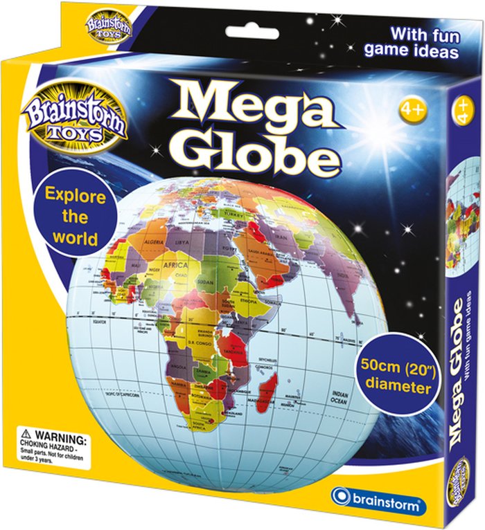 The Range | JBL Global 50cm Mega Globe - Inflatable World Globe JBL Global 50cm Mega Globe - Inflatable World Globe