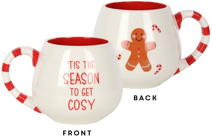 The Range | Gloriously Good Gingerbread Cozy Season Ceramic Mug Festive Winter Gift - White Gloriously Good Gingerbread Cozy Season Ceramic Mug Festive Winter Gift - White