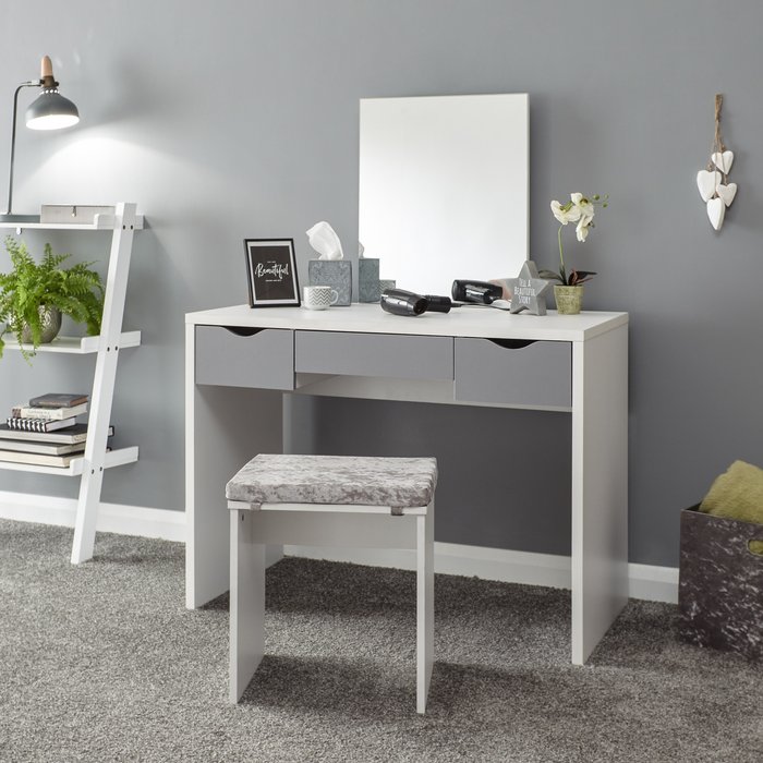 The Range | GFW Elizabeth Dressing Table Set - White GFW Elizabeth Dressing Table Set - White