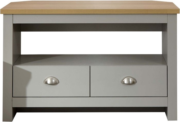 The Range | Lancaster Corner TV Unit - Grey Lancaster Corner TV Unit - Grey
