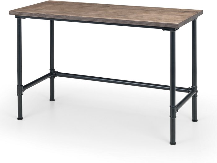 The Range | Julian Bowen Carnegie Pipe Desk - Brown Julian Bowen Carnegie Pipe Desk - Brown