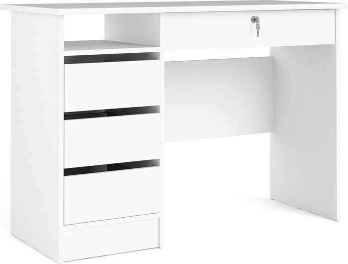 The Range | Furniture To Go Handle-Free Function Plus Desk - White Furniture To Go Handle-Free Function Plus Desk - White