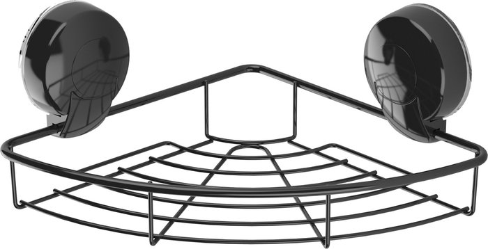 The Range | Showerdrape Showerdrape Suctionloc Black Corner Basket Showerdrape Showerdrape Suctionloc Black Corner Basket